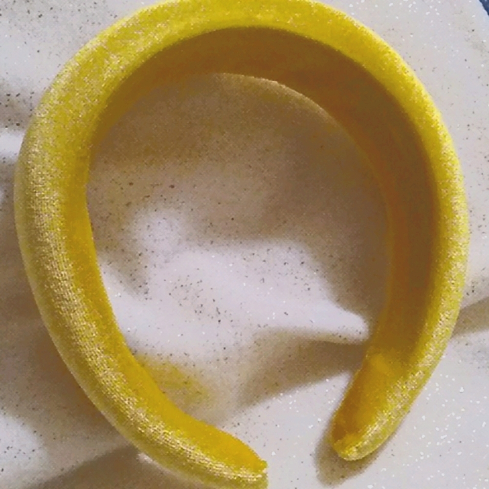 Yellow Velvet Headband💛